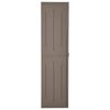 vidaXL Garden Storage Cabinet Brown 65x45x172 cm PP Wood Look