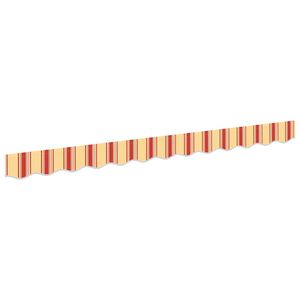 vidaXL Awning Valance Replacement Yellow and Orange 230 x 20 cm