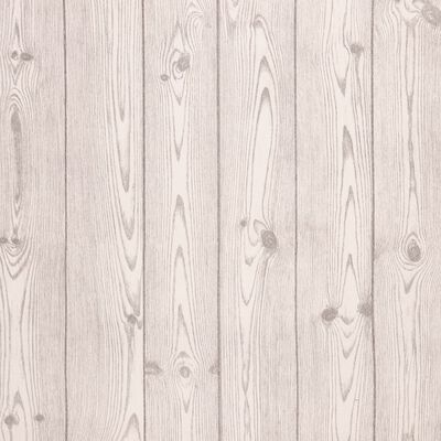 vidaXL Wallpaper 3D Wood Grain Grey