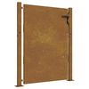vidaXL Garden Gate 100x125 cm Corten Steel