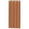 vidaXL Voile Curtains with Grommets 2 pcs Terracotta