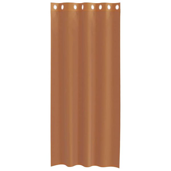 vidaXL Voile Curtains with Grommets 2 pcs Terracotta