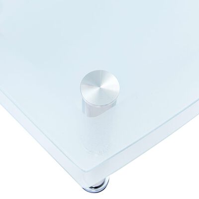 vidaXL Coffee Table White 100x60x42 cm Tempered Glass