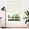 vidaXL Roller Blind Blackout Off White 160x230 cm Fabric Width 156.6 cm Polyester