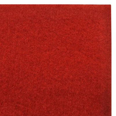 vidaXL Red Carpet 1 x 5 m Extra Heavy 400 g/m2