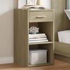 vidaXL Bedside Cabinets 2 pcs Sonoma Oak 35x34x65 cm Engineered Wood
