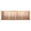 vidaXL Garden Planter 150x50x70 cm Solid Wood Pine
