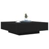 vidaXL Coffee Table Black Oak 100 x 100 x 31 cm Engineered Wood