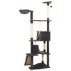vidaXL Cat Tree with Sisal Scratching Posts Dark Grey 191 cm