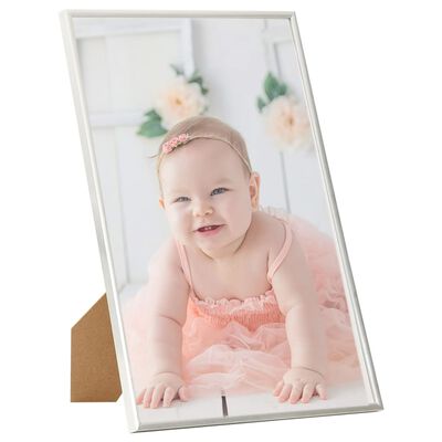 vidaXL Photo Frames Collage 3pcs for Table Silver 21x29.7cm MDF
