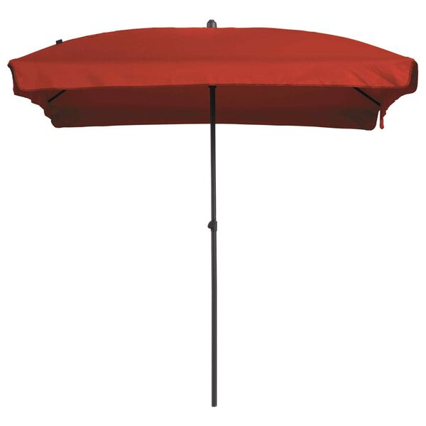 Madison Garden Parasol Patmos Luxe Rectangle 210x140 cm Brick Red