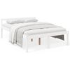 vidaXL Senior Bed without Mattress White 140x200cm Solid Wood Pine