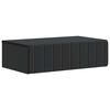 vidaXL Wall-Mounted Side Table Black 59 x 34.5 x 17 cm Engineered Wood