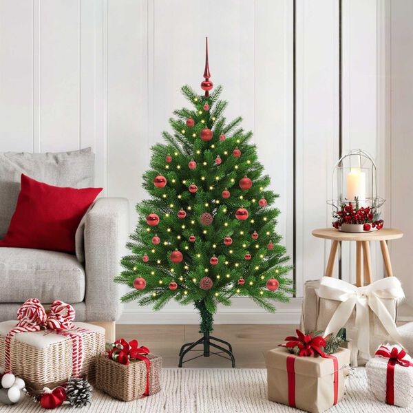 vidaXL Christmas Tree with 150 LEDs with Stand Green 120 cm PE