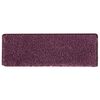 vidaXL Stair Mats 15 pcs 65x21x4 cm Dark Purple Rectangular Edge