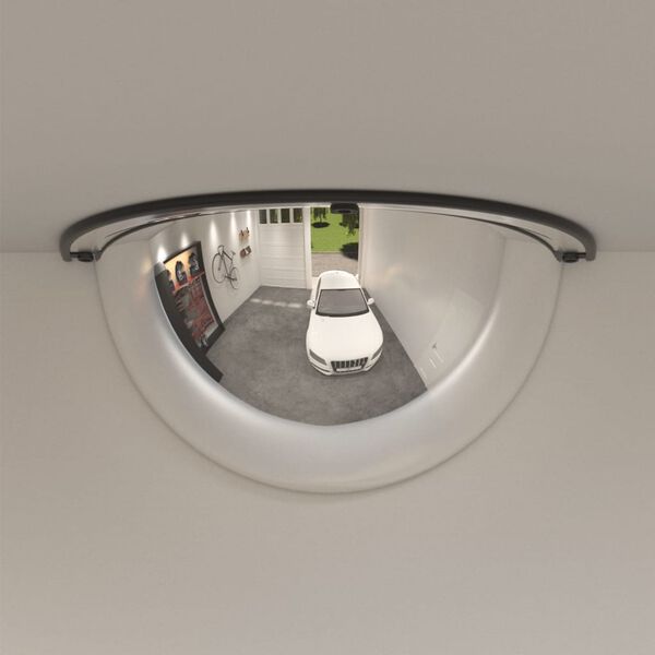 vidaXL Half Domed Traffic Mirrors 2 pcs Ø40 cm Acrylic