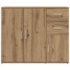 vidaXL Sideboard Artisan Oak 91x29.5x75 cm Engineered Wood
