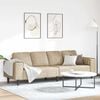 vidaXL Living Room Couch Light Grey 250 x 77 x 76 cm