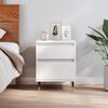 vidaXL Bedside Cabinet White 40x35x50 cm Engineered Wood