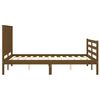 vidaXL Bed Frame without Mattress Honey Brown 140x190 cm Solid Wood