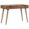 vidaXL Dressing Table 112x45x76 cm Solid Mango Wood