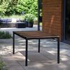Keter Signature Porto Table 160 cm- Ashwood and Black Steel
