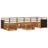 vidaXL Outdoor Sofa Set 7 pcs Natural Solid Acacia Wood