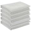 vidaXL Table Cloth 5 pcs Oval White 160 x 220 cm
