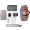 vidaXL Family Tent Dome 11-Person Grey and Orange Waterproof