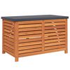 vidaXL Garden Storage Box 90x48x55 cm Solid Wood Eucalyptus
