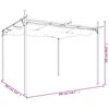 vidaXL Pergola with Retractable Roof Taupe 295x292x230 cm