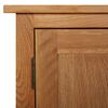 vidaXL Cupboard 70x35x75 cm Solid Oak Wood