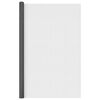 vidaXL Mesh Screen Fiberglass 112x2000 cm Black