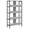 vidaXL Bookshelf Grey Sonoma 82 x 32 x 144.5 cm Engineered Wood