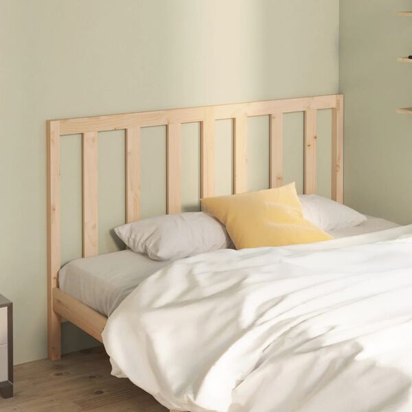 vidaXL Bed Headboard 166x4x100 cm Solid Wood Pine