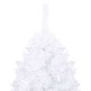 vidaXL Artificial Pre-lit Christmas Tree with Ball Set White 240 cm