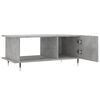 vidaXL Coffee Table Concrete Grey 90x50x40 cm Engineered Wood