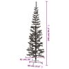 vidaXL Slim Christmas Tree Black 240 cm