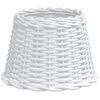 vidaXL Lamp Shade White &Oslash;30x20 cm Wicker