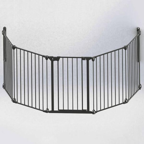 Noma 5-Panel Safety Gate Modular Metal Black 94238