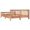 vidaXL Bed Frame without Mattress Solid Teak Wood 160x200 cm