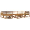 vidaXL Outdoor Sofa Set 7 pcs Natural Solid Acacia Wood