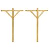 vidaXL Laundry Racks 2 pcs 120x170 cm Impregnated Pinewood