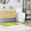 vidaXL Anti-slip Bath Mat Set 2 pcs Green PP
