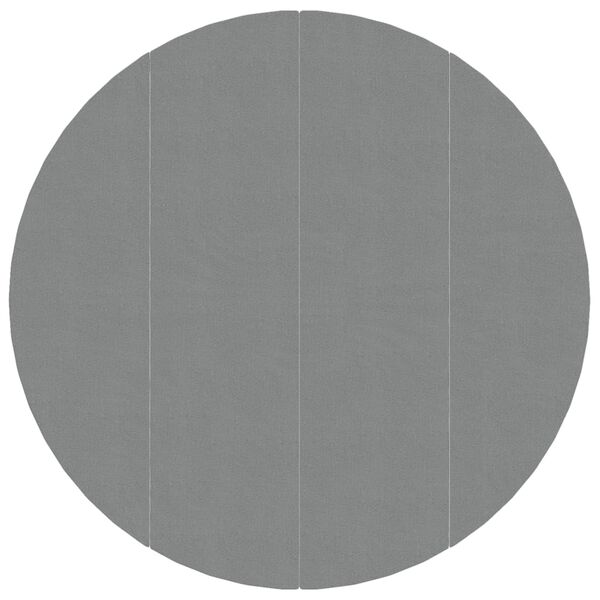 vidaXL Pool Ground Cloth Light Grey Ø428 cm Polyester Geotextile