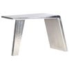 vidaXL Aviator Desk Silver 112x50x76 cm Metal
