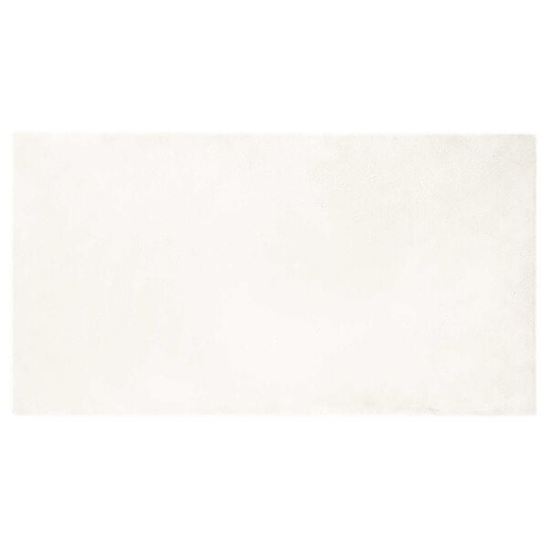 vidaXL Faux Rabbit Fur Rug Olite Cream 60 x 110 cm Polyester