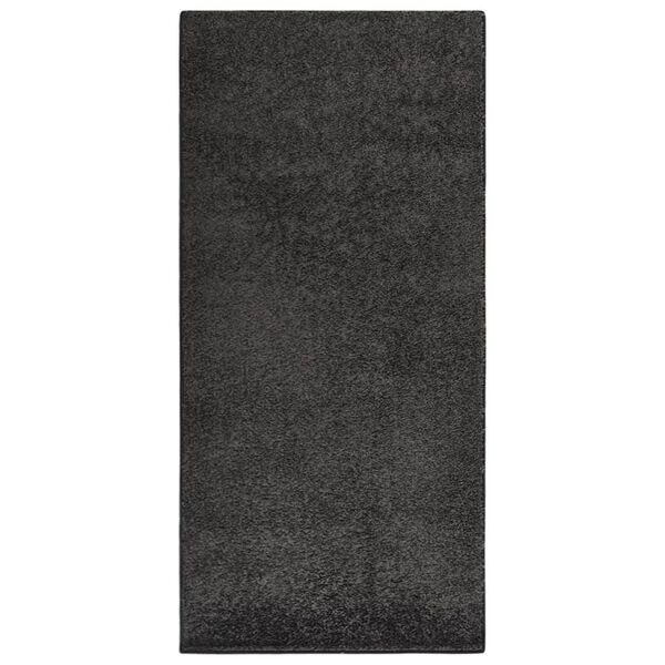 vidaXL Soft Pile Rug Anti-slip 115x170 cm Anthracite
