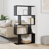 vidaXL Book Cabinet Black Oak 70 x 24 x 129 cm Engineered Wood