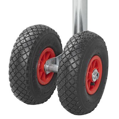 ProPlus Double Jockey Wheel Plastic Rim with Air-Filled Tyre 26x8.5cm 341508